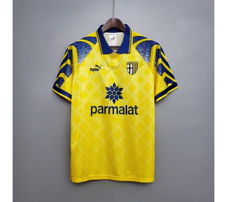 Parma 96/97 Away Yellow Soccer Jersey